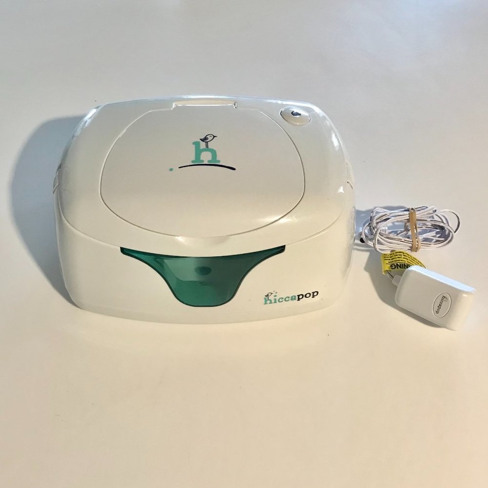BABY WIPE WARMER/DISPENSER BY HICCAPOP  WITH CHANGING LIGHT